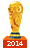 2014巴西世界杯猜球帝冠军勋章